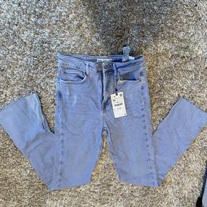 High Rise Slim Flare Jeans